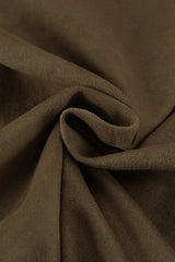 Retro Suede Stand Collar Jacket