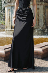 High-Waist Midi Bodycon Skirt