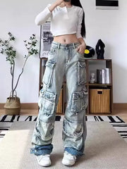 Gradient Cargo Paratrooper Jeans