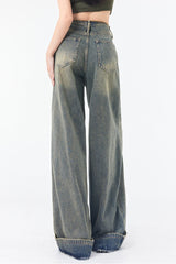 Vintage Ochre Straight Jean