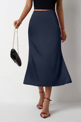 Mermaid Tail Satin Christmas Skirt