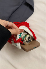 Christmas Crocheted Tree Reindeer Cute Crossbody Bag