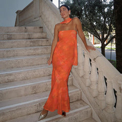 Sunshine Dreams Maxi Dress - Orange