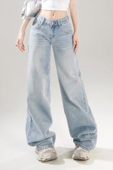 Low Rise Loose Wide Jean