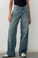 Classic Relaxed Fit Straight Leg Jeans