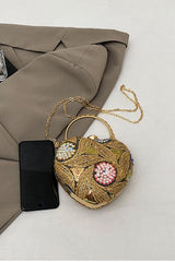 Sequin Vintage Evening Bag Chic Shoulder Handheld Party Bag