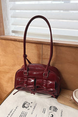 Bowknot Pillow Bowling Bag Chic Shoulder Underarm Tote Bag