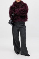 Elegant Faux Fur Short Coat