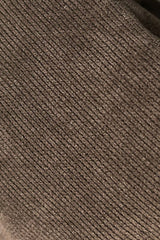 Corduroy Point Collar Bomber Jacket