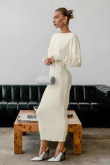 Backless Cutout Bodycon Maxi Dress