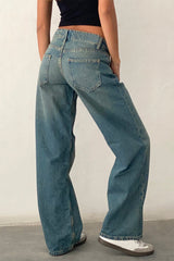 Classic Relaxed Fit Straight Leg Jeans