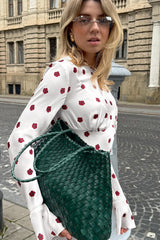 Floral Bell Sleeve Maxi Dress