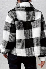 Double-Sided Fleece Button Coat