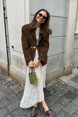 Relaxed Single Breasted Longline Blazer