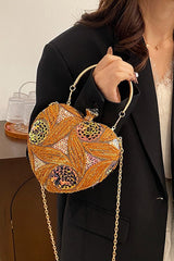 Sequin Vintage Evening Bag Chic Shoulder Handheld Party Bag