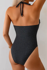 Cutout Ring Detail One Piece Swimwear