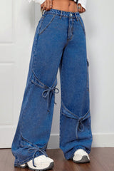 Bow Tie Cargo Style Jean
