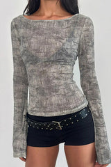 Animal Print Lightweight Loose Fit Short Sleeve Tee