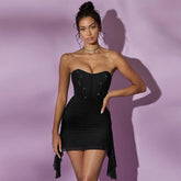 Calliope Mini Dress - Black