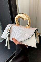Crocodile Pattern PU Chic Tote Shoulder Crossbody Bag