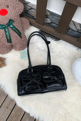 Bowknot Pillow Bowling Bag Chic Shoulder Underarm Tote Bag