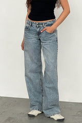 Classic Relaxed Fit Straight Leg Jeans