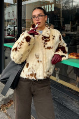 Leopard Faux Fur Coat