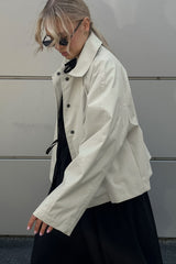 Khaki Lapel Commuter Jacket