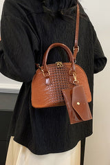 Minimalist PU Shell Small Crossbody Bag