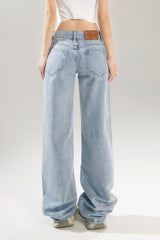 Low Rise Loose Wide Jean