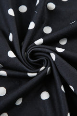 Polka Dot V-Neck Flutter Mini Dress