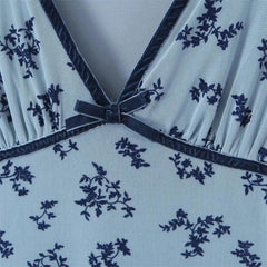 Cottagecore Floral Mini Dress