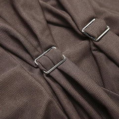 Cyberpunk Ruched Asymmetric Mini Dress