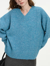 V-Neck Pullover Wool Warm Sweater