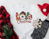 Fashion Love Santa Nostalgic Retro Farm Girl Casual Christmas Hoodie White / S Hoodies-L