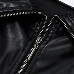 Faux Leather Mini Skirt