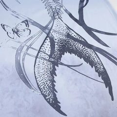 Grunge Mermaid Skeleton Maxi Dress