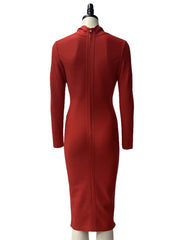 Women’s Full Gown Celebrity Club - V Bodycon Warm-Season Vestidos Deep Bandage Evening Neck With