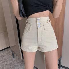 Distressed High Waist Women’s Denim Vintage Korean Shorts Summer