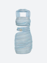 Mermaidcore Glitter Mini Dress