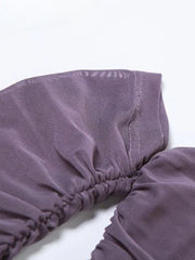 Mesh Ruffled Strapless Mini Dress