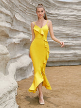 Fashionable Elegant Sleeveless Spaghetti Strap Party Annual Party Party Ladies Evening Dress Bridesmaid Dress