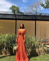 Sleeveless V-neck Brace Dress