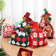 Christmas Knitted Handheld Candy Gift Packaging Bag