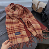 Premium Classic Plaid Christmas Scarf