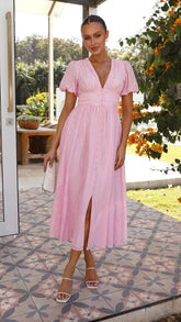 Lyara Midi Dress - Pink