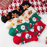 Cartoon Christmas Thick Warm Cute Crew Christmas Socks