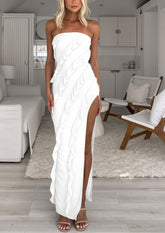 Azrim Maxi Dress - White