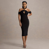 Mella Midi Dress - Black