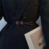 Slim Chic Leather Waist Belt